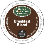 Green Mountain Breakfast Blend Light Roast Lid
